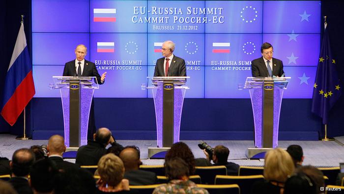 Destaca Van Rompuy importancia de cooperación bilateral UE-Rusia